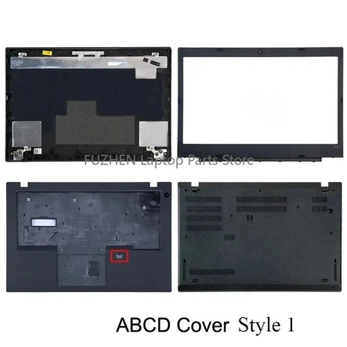 Para ThinkPad L480 Laptop LCD contraportada bisel frontal reposamanos cubierta inferior superior cubierta inferior huella digital