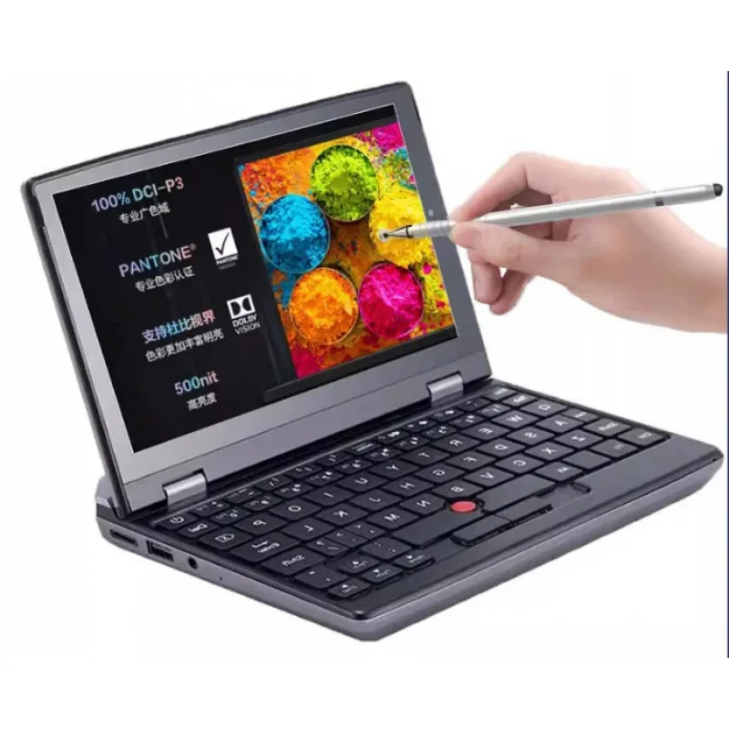 New val 7 Inch Laptops Cheap Pocket Win 11 Portable Computer 2 in 1 Mini Touch Screen Laptop Tablet