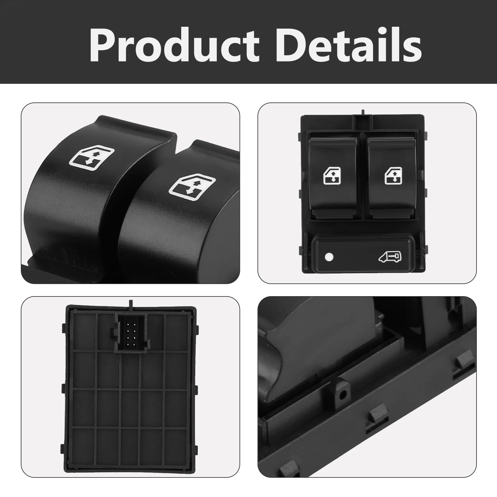 Car Electric Window Switch Button for Citroen Relay Fiat Doblo Ducato Peugeot Boxer 735421419