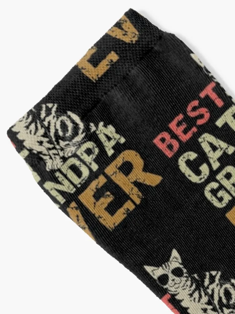 Best Cat Grandpa Ever Socks Christmas Gift