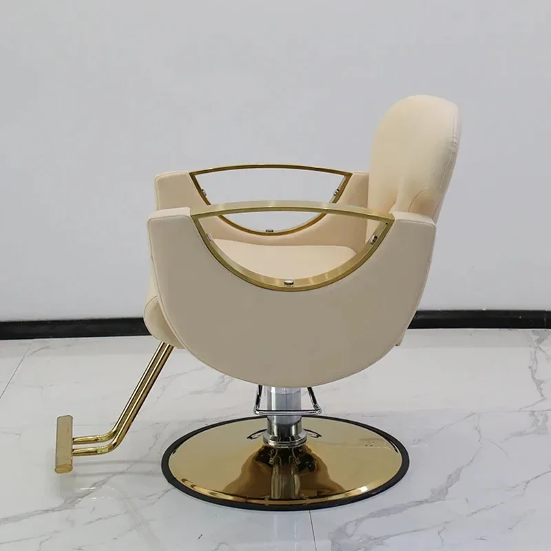 كرسي حلاقة فاخر للرجال، كرسي حلاق فاخر للنساء، مصمم مكياج، كرسي حلاق مصمم للتجميل #4