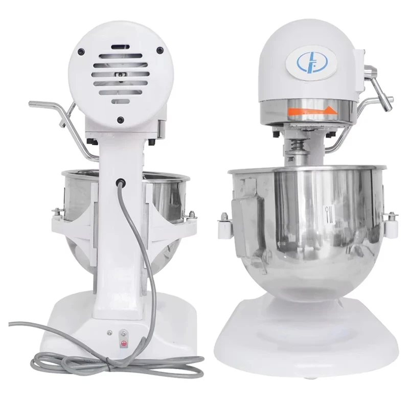 Gewerblicher Planetenrührer 5L Standmixer mit Rührbesen Brotmischer mit Knethaken Abnehmbarer Behälter