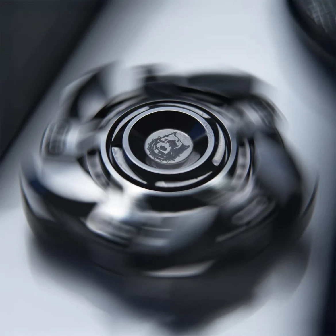 KTS Metal Open Armor Fidget Spinner EDC Toys Zirconium Alloy Anti Stress Sensory ADHD Fidgeting Toys Pocket Size