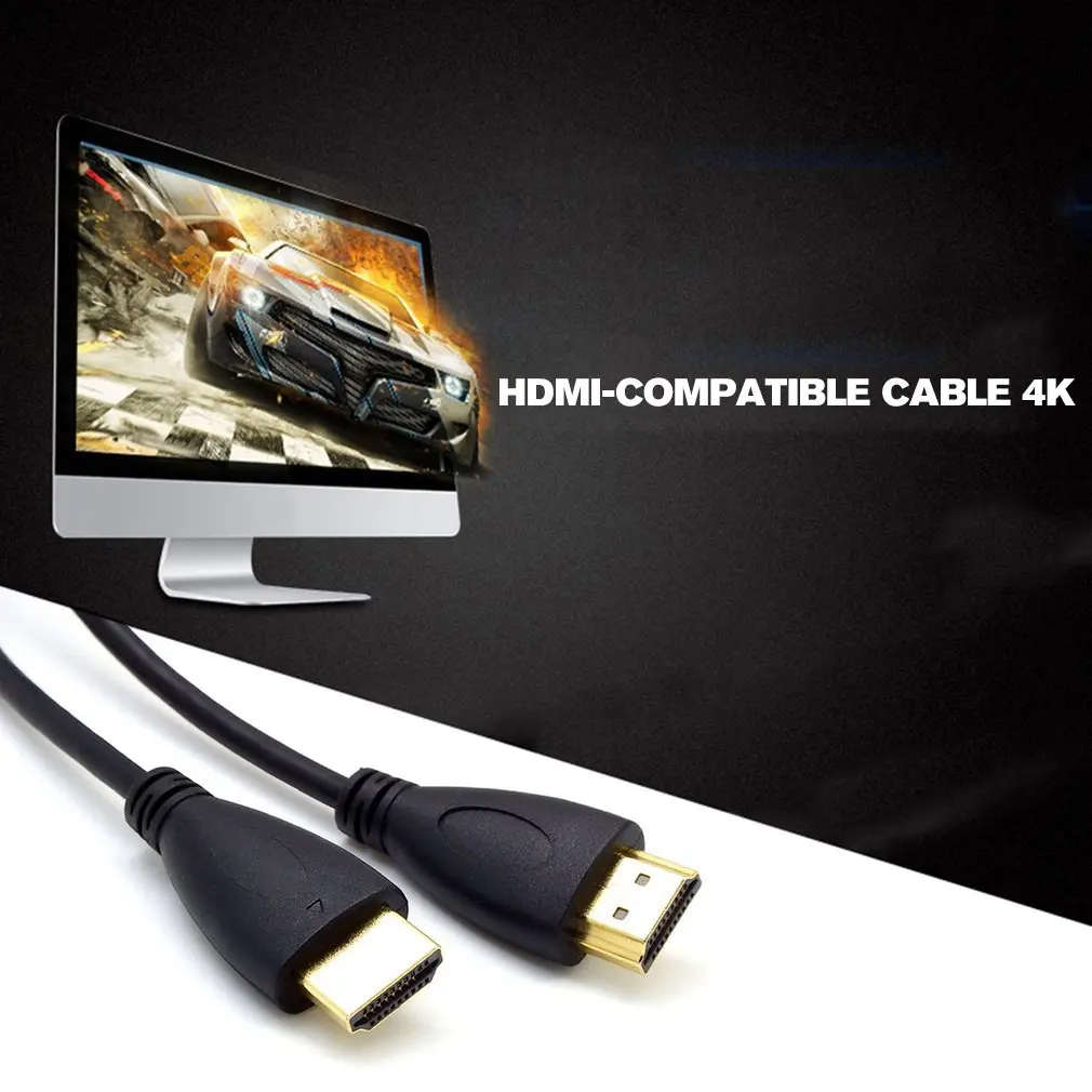 1m 1.5m HDMI-compatible Cable Video Cables 1.4 3D Cable For HDTV Splitter Switcher TV Ultra HD Connecting High Speed Cable