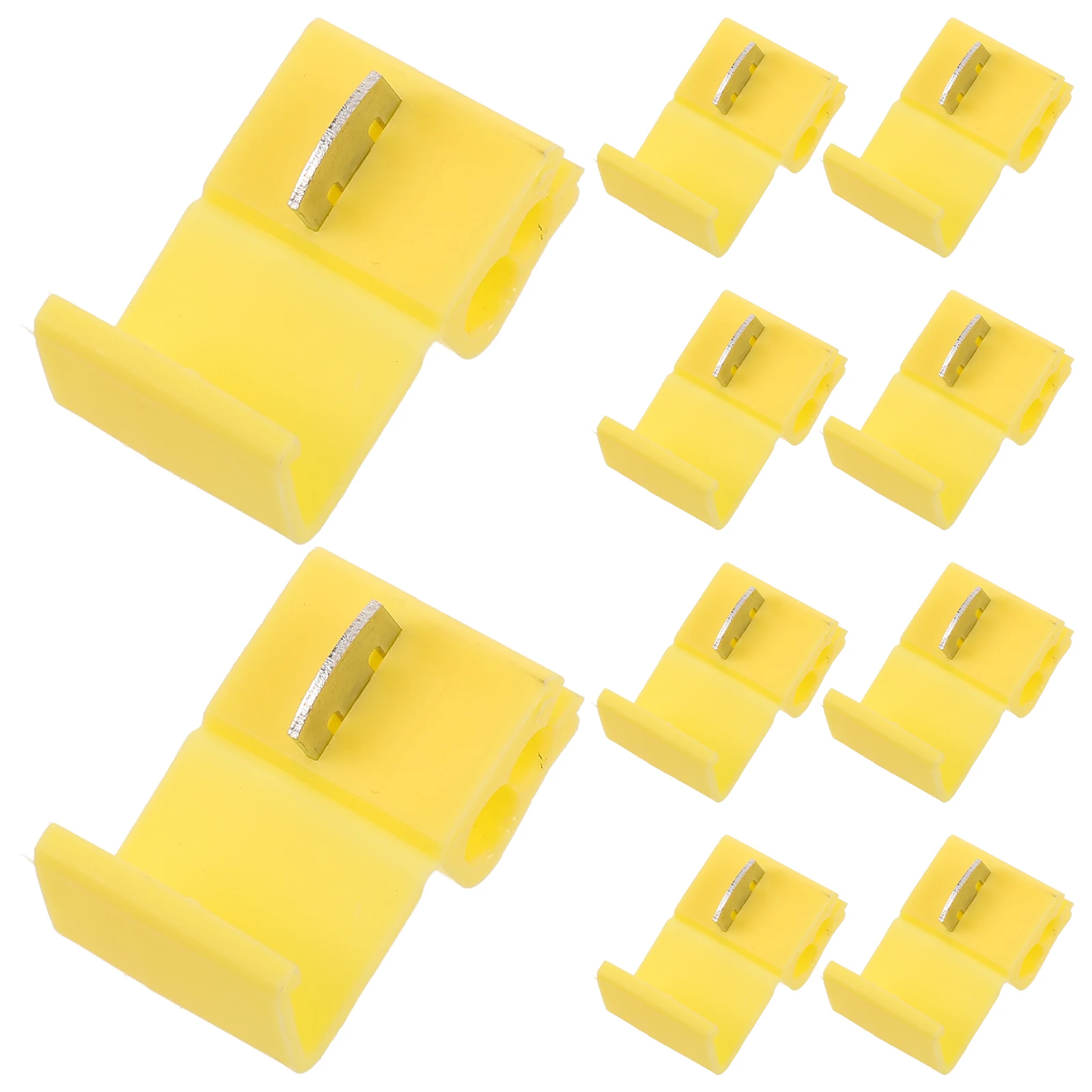 

10pcs Solderless Splice Electric Cable Connector Wire Connectors Durable Plastic Car Speaker Electric Cable Wiring Accessories