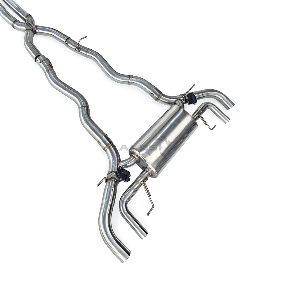 مناسبة لسيارات BMW 750/750i 4.4TG12 2016-2019 مع صمام التحكم في صمام العادم عادم خلفي للقطط