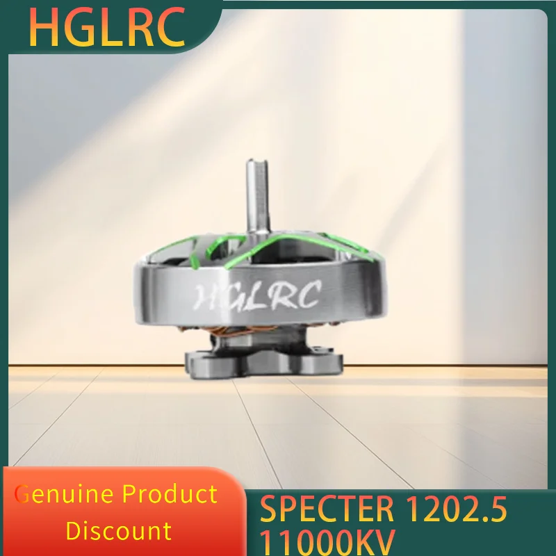 

HGLRC SPECTER 1202.5 Brushless Motor 11000KV 1-2S LIPO for FPV Freestyle 85mm 2.5inch Toothpick 3inch Long Range Drones