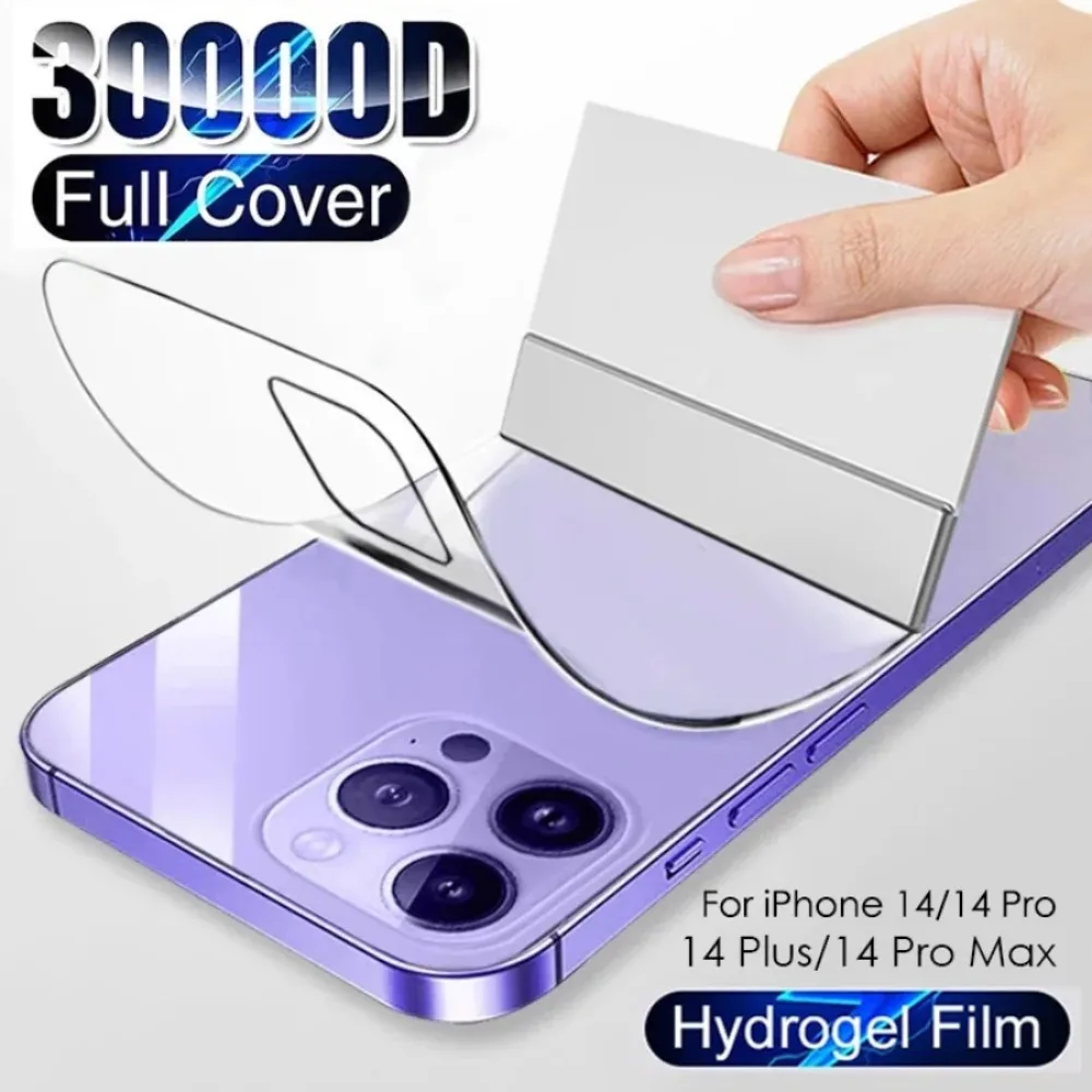Гидрогелевая пленка 30000D с полным покрытием для iPhone 14 13 12 11 Pro Max 13 Mini 6 6s 7 8 Plus SE 2020, защита для экрана, не стекло
