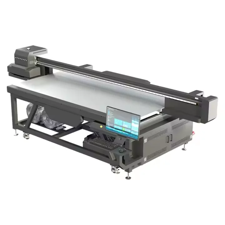 High-Speed 2513 UV LED Flatbed Printer Large Format 2513 i1600 Gen5i i3200 Retail Hotels Glass Metal Plastic Eco-Solvent Inkjet