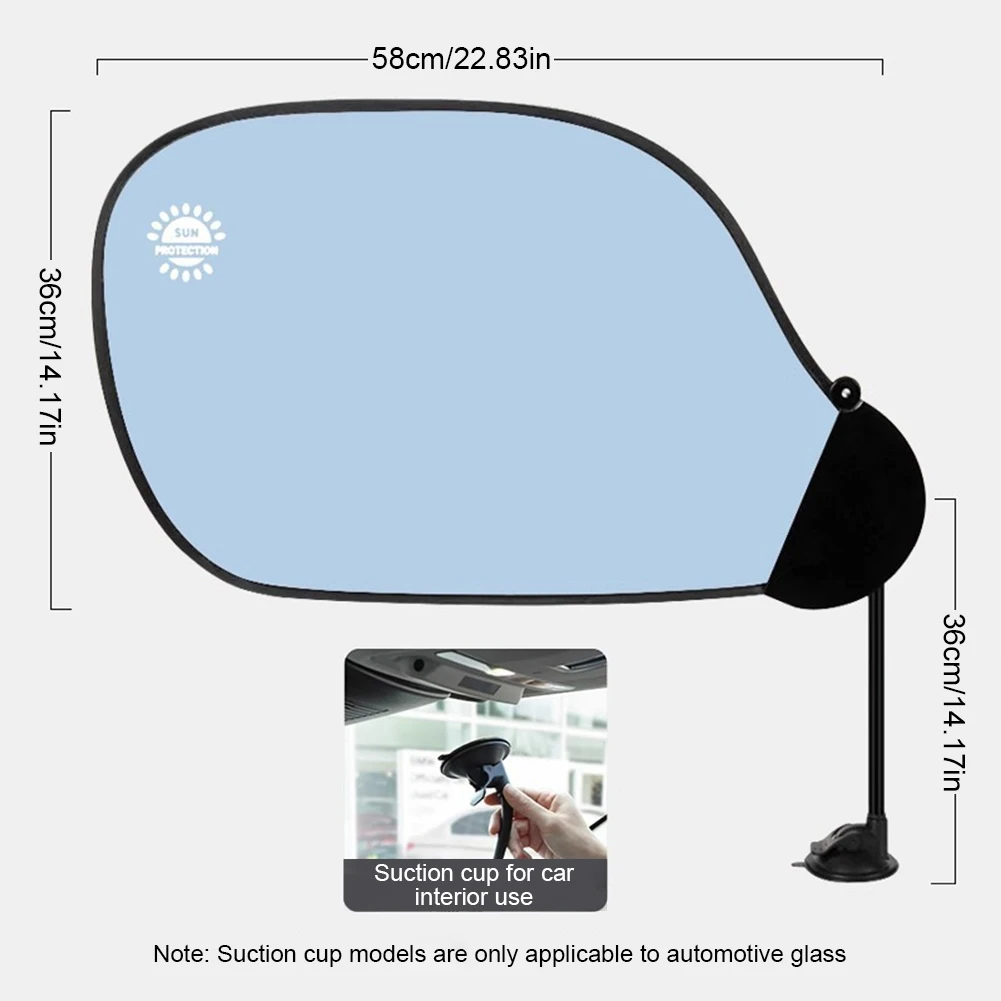

Car Sunshade New Suction Cup Sunshade Side Window Sunscreen Heat Insulation Curtain UV Protection Summer Car Accessories