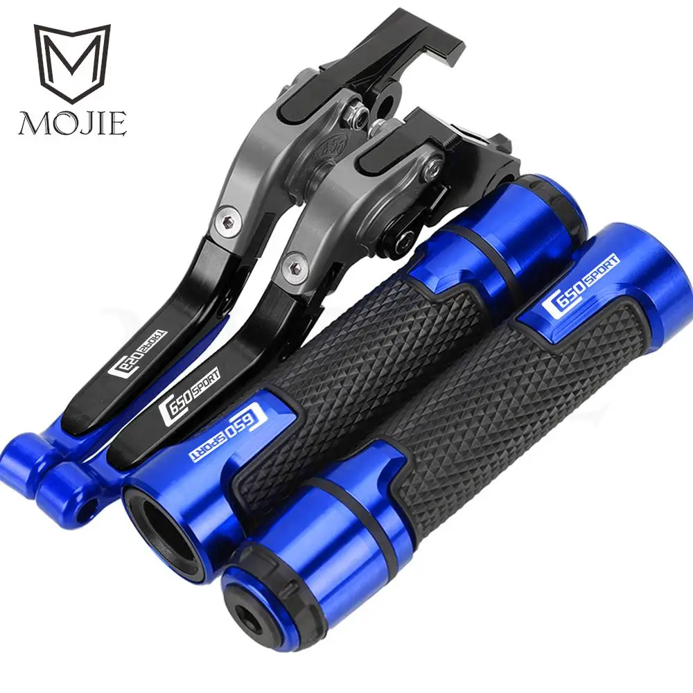 

Motorcycle Accessories Adjustable Brake Clutch Levers Handle Handlebar Grips Ends FOR BMW C650SPORT C650 SPORT 2015-2017 2016