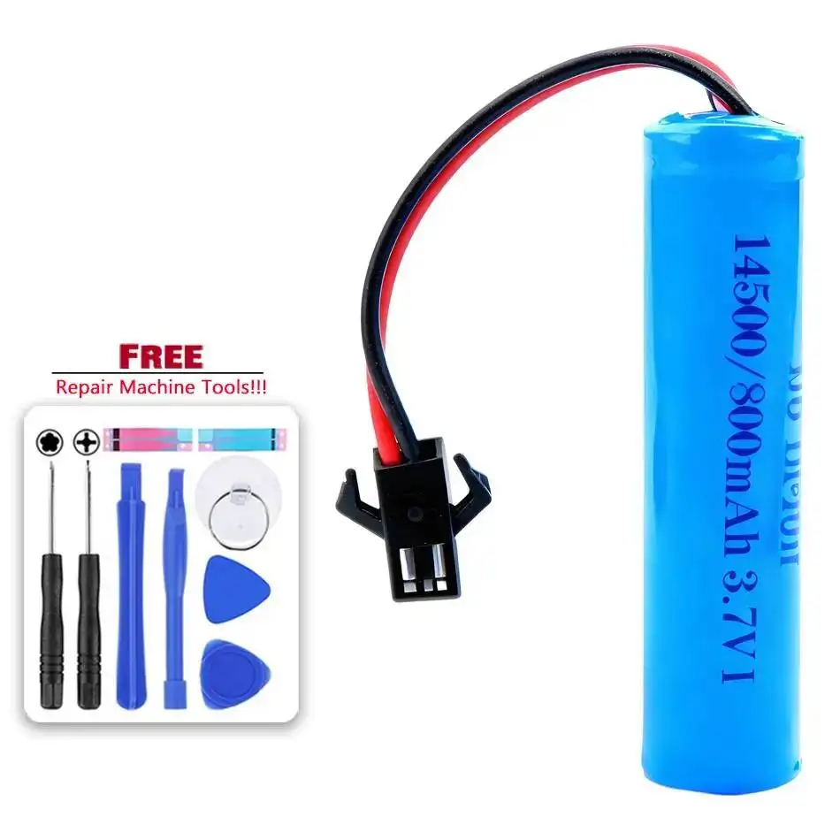 For Jjrc C2 D828 Remote Control Car Parts 14500 SM-2P High-Efficiency - Controlled Battery 800Mah