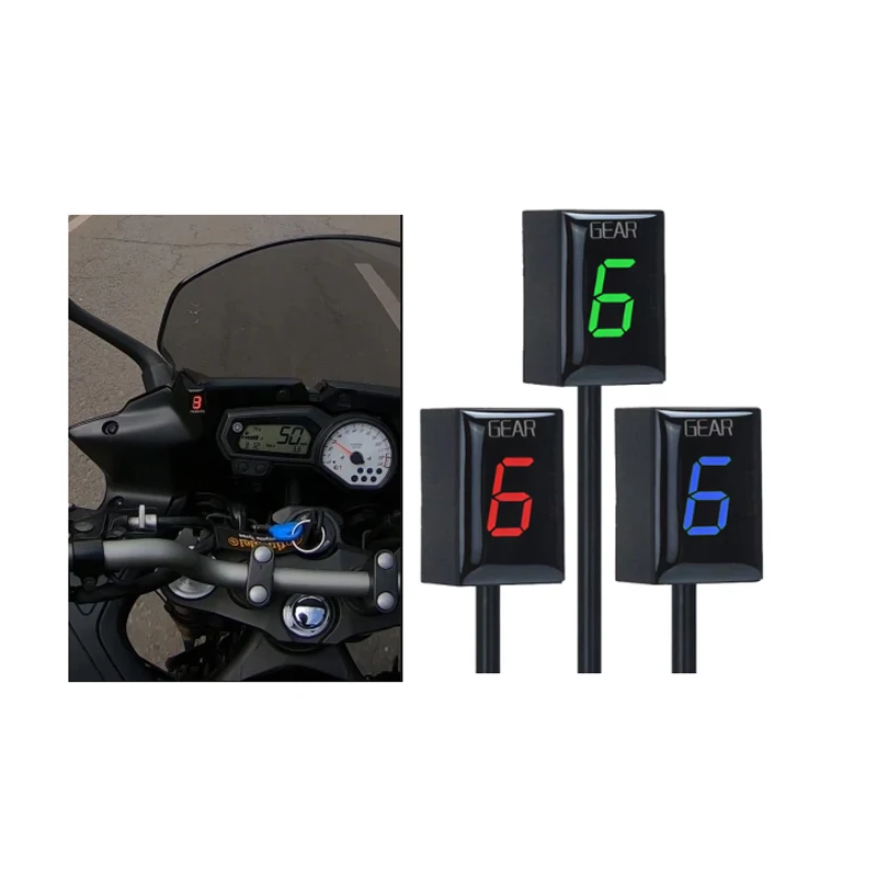 Ganganzeige für Yamaha FZ8 ABS FZ6 ABS XT1200Z ABS XVS950C Motorradzubehör 1-6 Level Speed Display