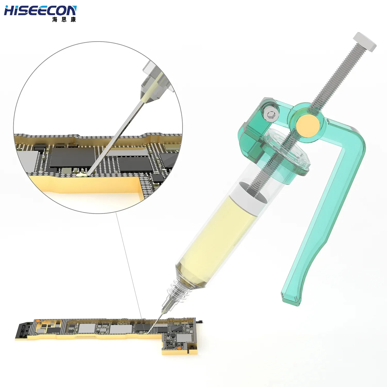 HISEECON 2UUL Syringe Booster Effortless Single Hand Operation Durable Not Damageable Comfortable Grip Smooth Use