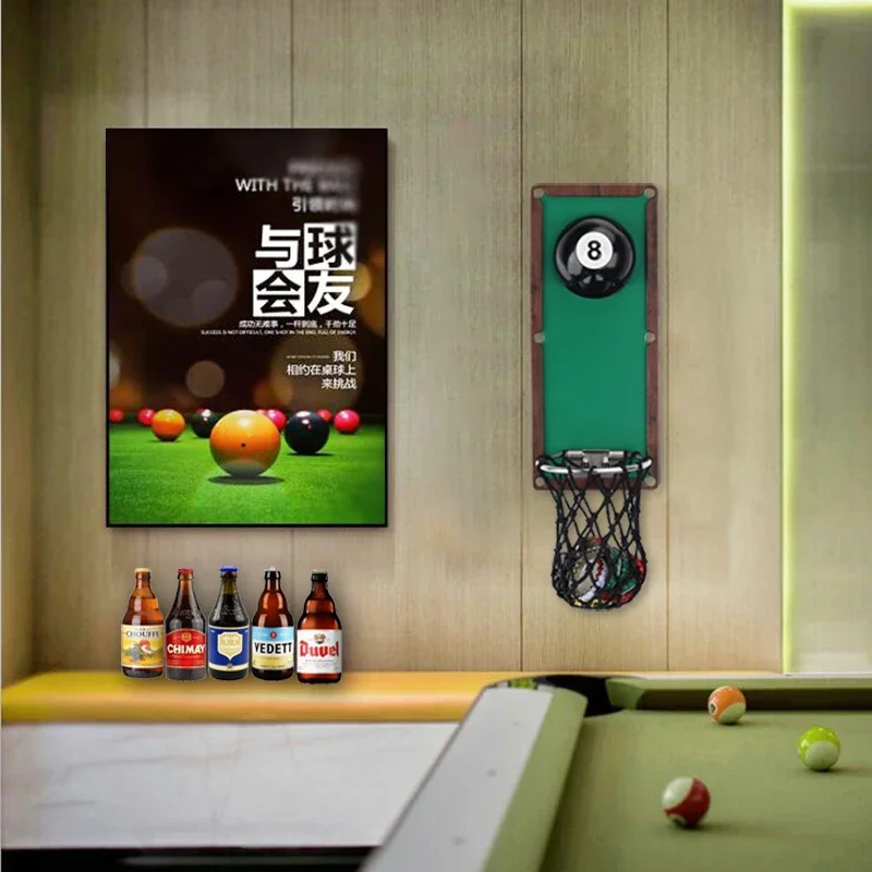 

1pcs Billiard Bottle Opener Wall Bottle Opener Cap Wall Mounted With Magnetic Beer Opener Kitchen Tools Home Decor