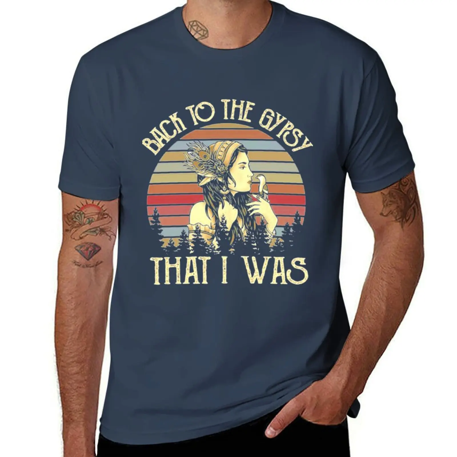 Винтажная футболка Was That I Band Nicks Back Rock To Gypsy, повседневная рабочая футболка