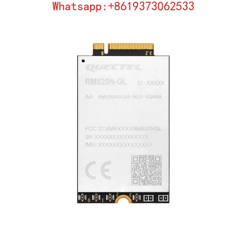

Quectel RM520N-GL IoT 5G Global Band Module 5G Sub-6G Module M.2 Form Factor with 3GPP 5G Release 16 Specification