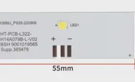 For Bosch BSH 9001019565 For Siemens Refrigerator LED LAMP Light Strip