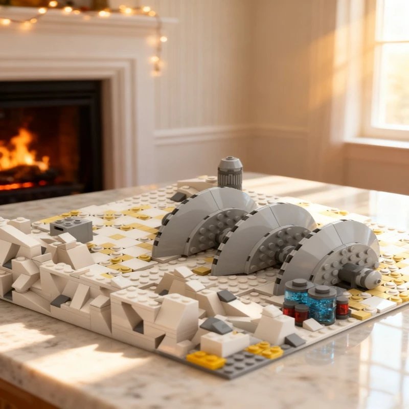 

498pcs MOC Hoth Shield Generator Star Battle Model Building Blocks Architecture Assemble Toy Creative Christmas Gifts Brick Kids