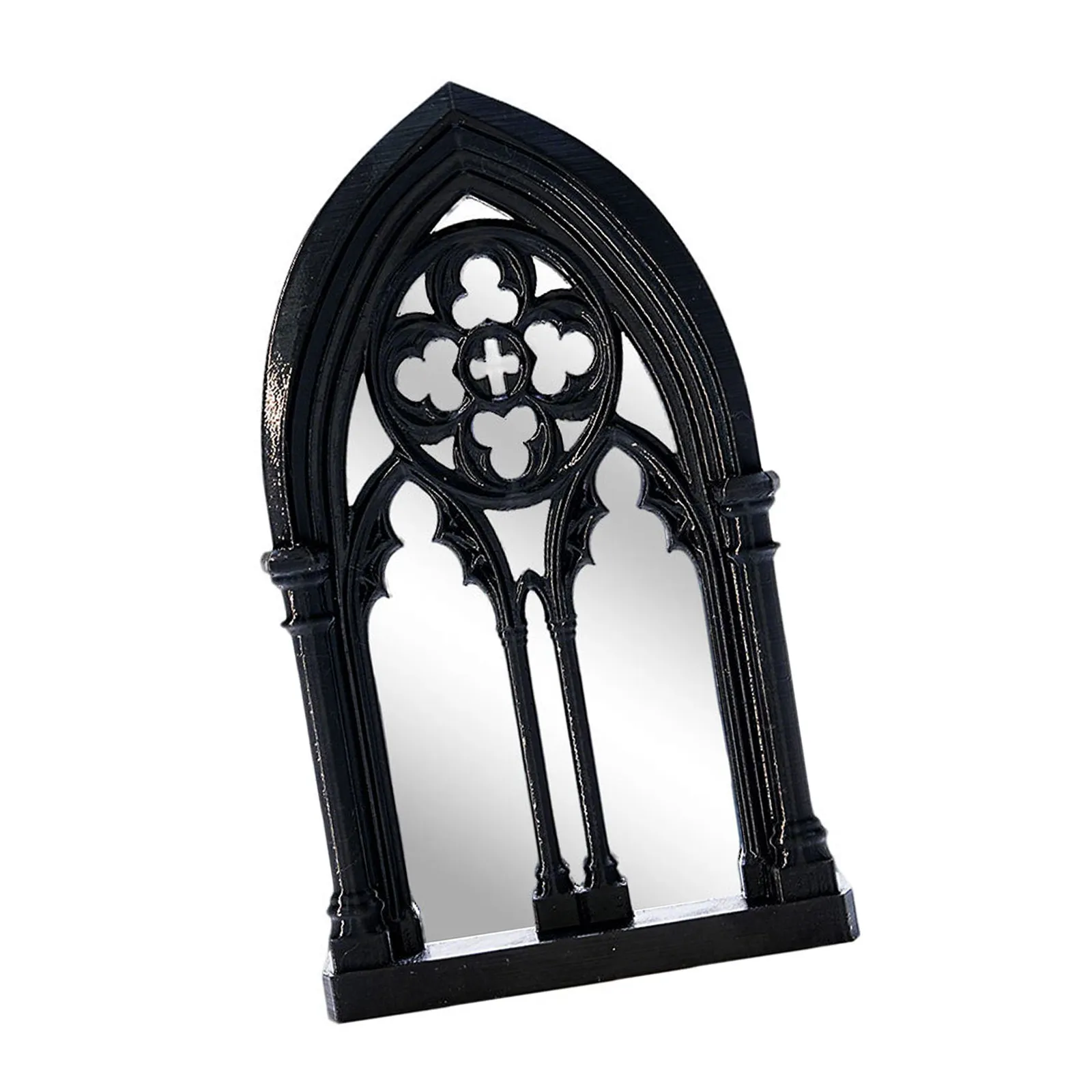 Gothic Style Wall Mirror Farmhouse Window Decor for Mirrors Cathedral Arch Decorative Arched Pane