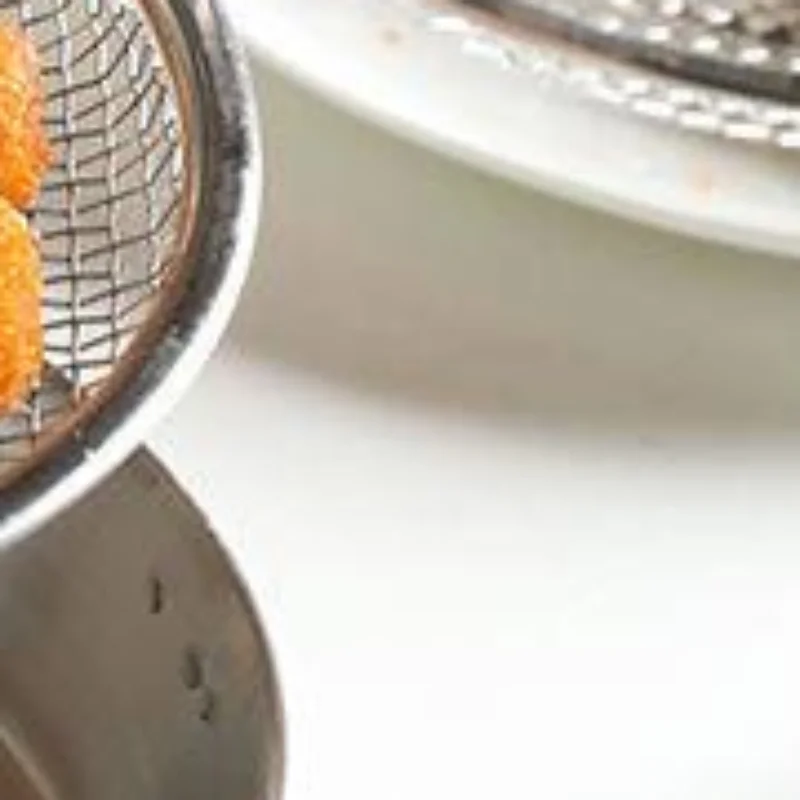 

Kitchen Oil Filter Tray Stainless Steel Mesh Frying Drain Pan Strainer Colander Efficient Oil Drainage For Home Outdoor Restaura