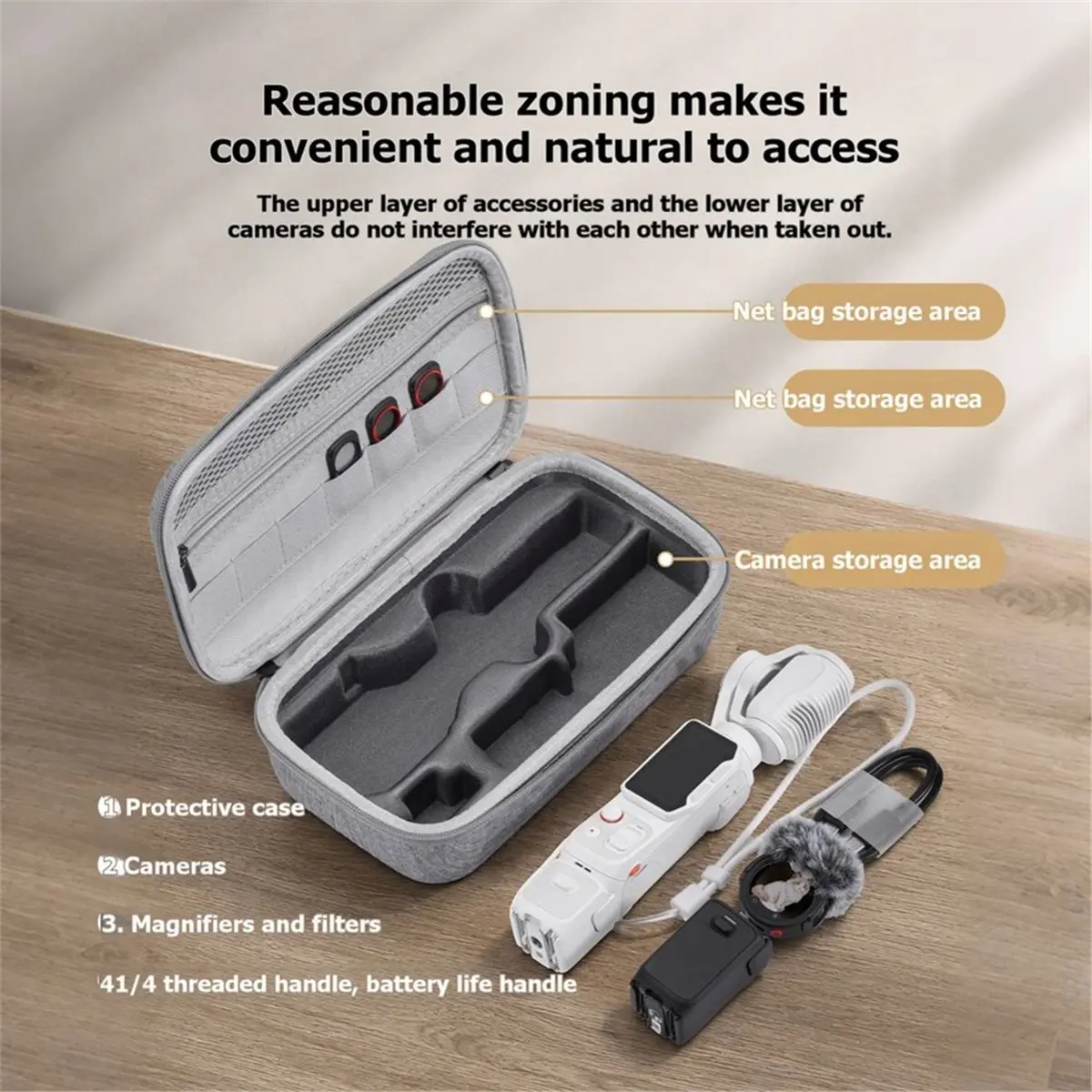 Promotion Portable Carrying Case for Luna Ultra Creator Kit Shockproof Storage Bag Travel Organizer Box