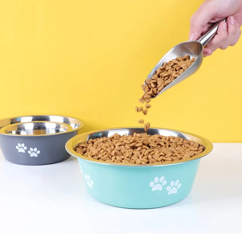 

Non-slip Dog Bowls For Small Medium Large Dog Feeder Bowls And Drinkers Stainless Steel Pet Feeders Pets Dogs Accessories