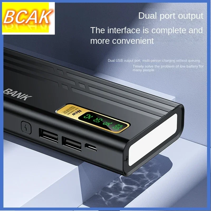 BCAK New Portable Large Capacity 10000Mah20000mah Power Bank Power Supply  Fast Charge Mobile Phones Portable Outdoor power bank