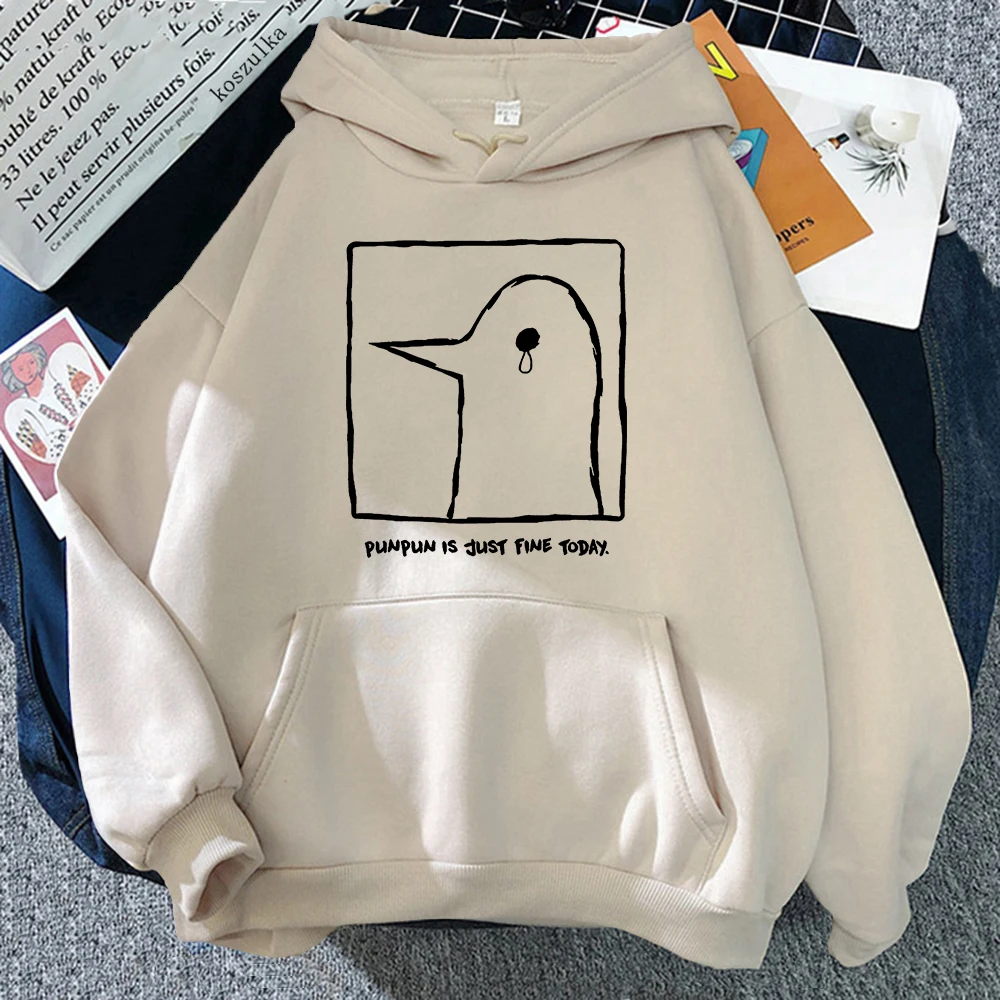 Goodnight Punpun Hoodie Women Harajuku Graphic Kawaii Hoodies Unisex Anime Manga Cartoon Oyasumi Punpun Pullover Sweatshirts