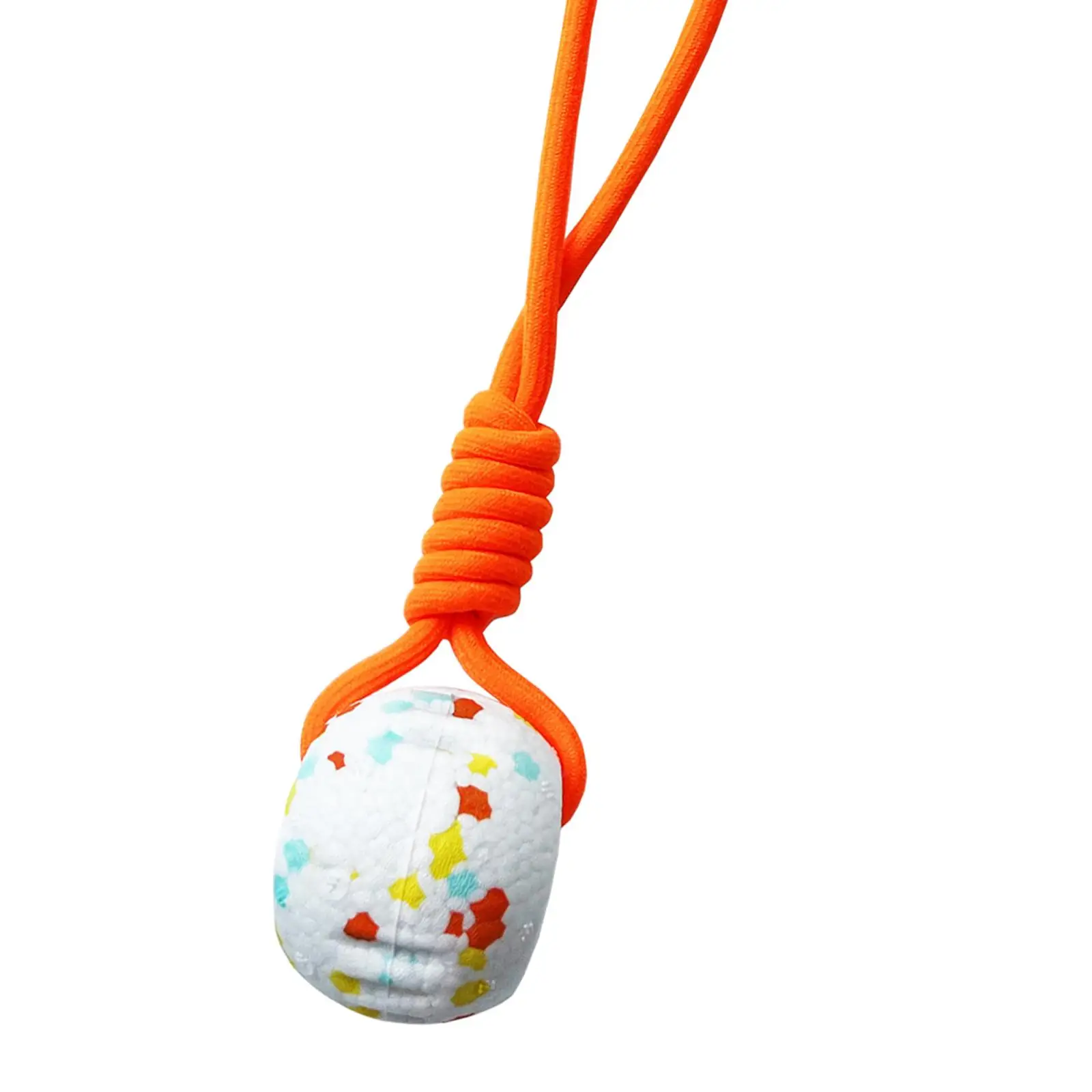 Jouet de balle pour chien en corde de coton pour le jeu de lancer et de tir, jouet interactif durable pour l'entraînement au mordillage pour chiot et chiens à mordre agressivement
