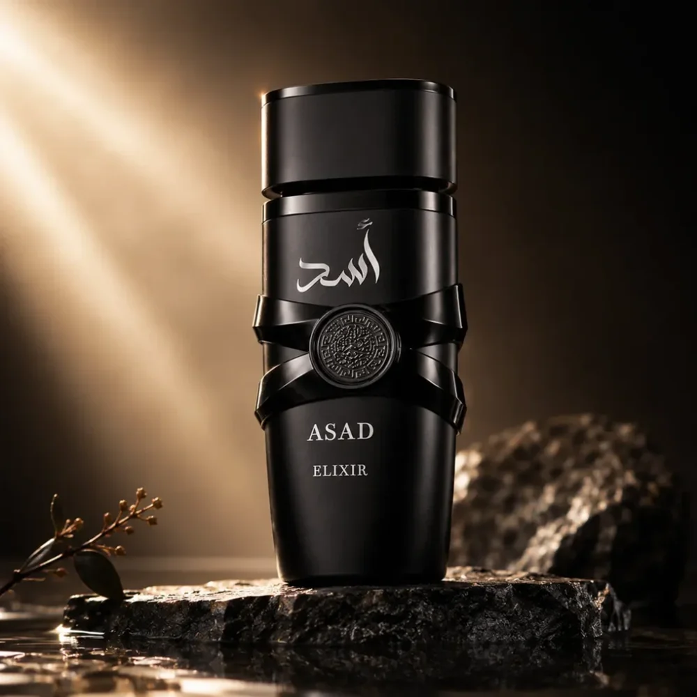 Asad Elixir Men EDP Perfume 100ml, Spicy Woody Oriental Long Lasting Arabian Style Fragrance, Masculine Cologne for Daily & Evening Wear view 5