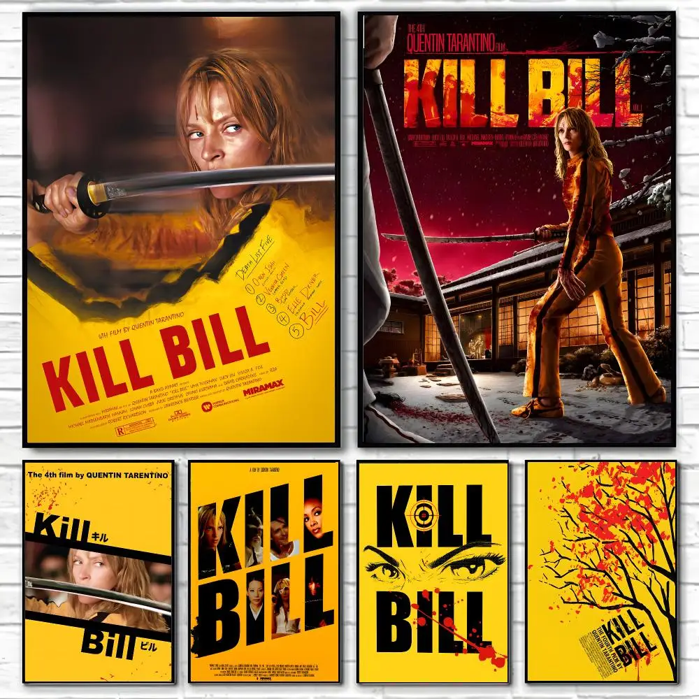 Movie Kill Bill Poster Poster High Quality Wall Art for Home Office Bedroom Living Room Perfect