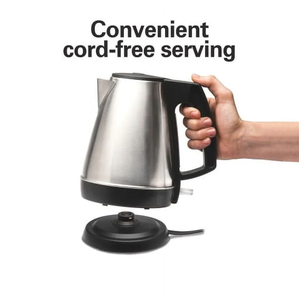 Eletrodomésticos de cozinha em aço inoxidável, Smart Whistle Kettle, Chá preto e café Thermo Pot, Presente, 1 L