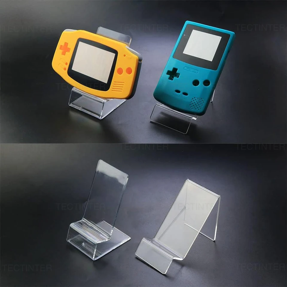 Desk Different Forms Holder Stand for GB GBC GBA SP 2DS 3DS PSP PSV Console Clear Plastic Acrylic Display Exhibition Bracket