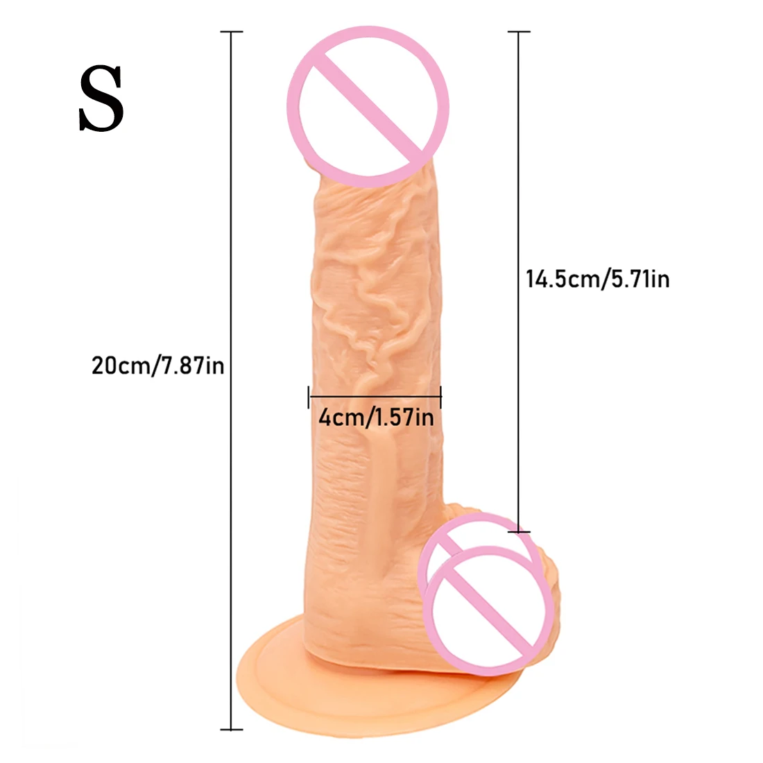 Huge Realistic Dildos Soft Skin Feeling Phallus Anal Plug Safe Penis Big Dick with Suction Cup Sex Toys for Women Masturbation