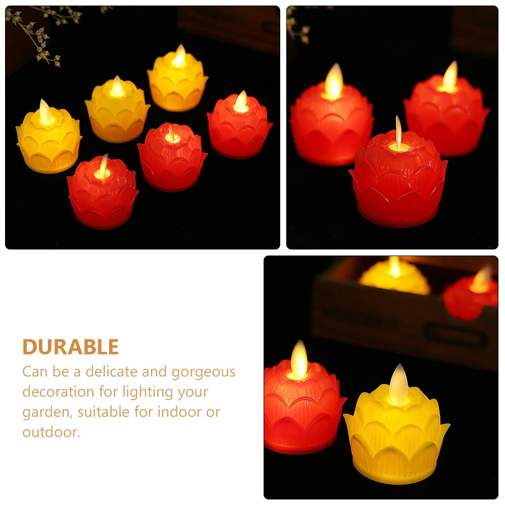 

12pcs LED Electronic C les Flickering Flameless Votive Lights for Wedding Garden Party Christmas Decor Indoors Outdoors Plastic