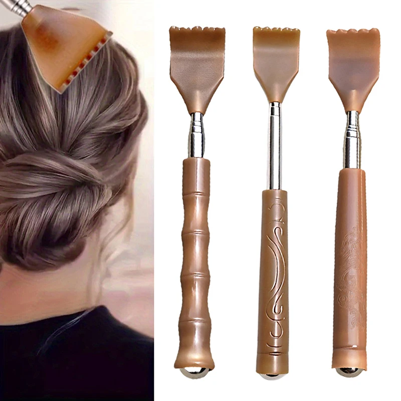 

Back Extendable Scratcher Stainless Steel Telescopic Scratching Massager Extendable Telescoping Anti-itch Tool Relax Back Claw