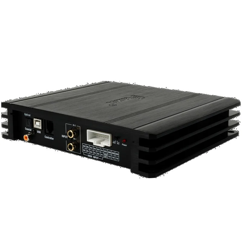 8 Channel Car DSP  Amplifier Built in DSP and Karaoke Modules Cars Audio Upgrade System AB Class Built in Bluetooth Karaoken