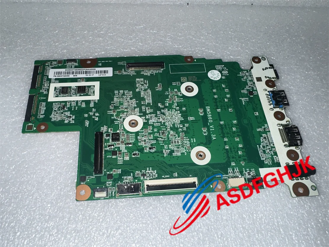 레노버 타입 81M9 300E 윈도우 2Nd 세대 노트북용 bm5860 v1.3, n5000 cpu 및 8gb 테스트 OK, 5b20t45095