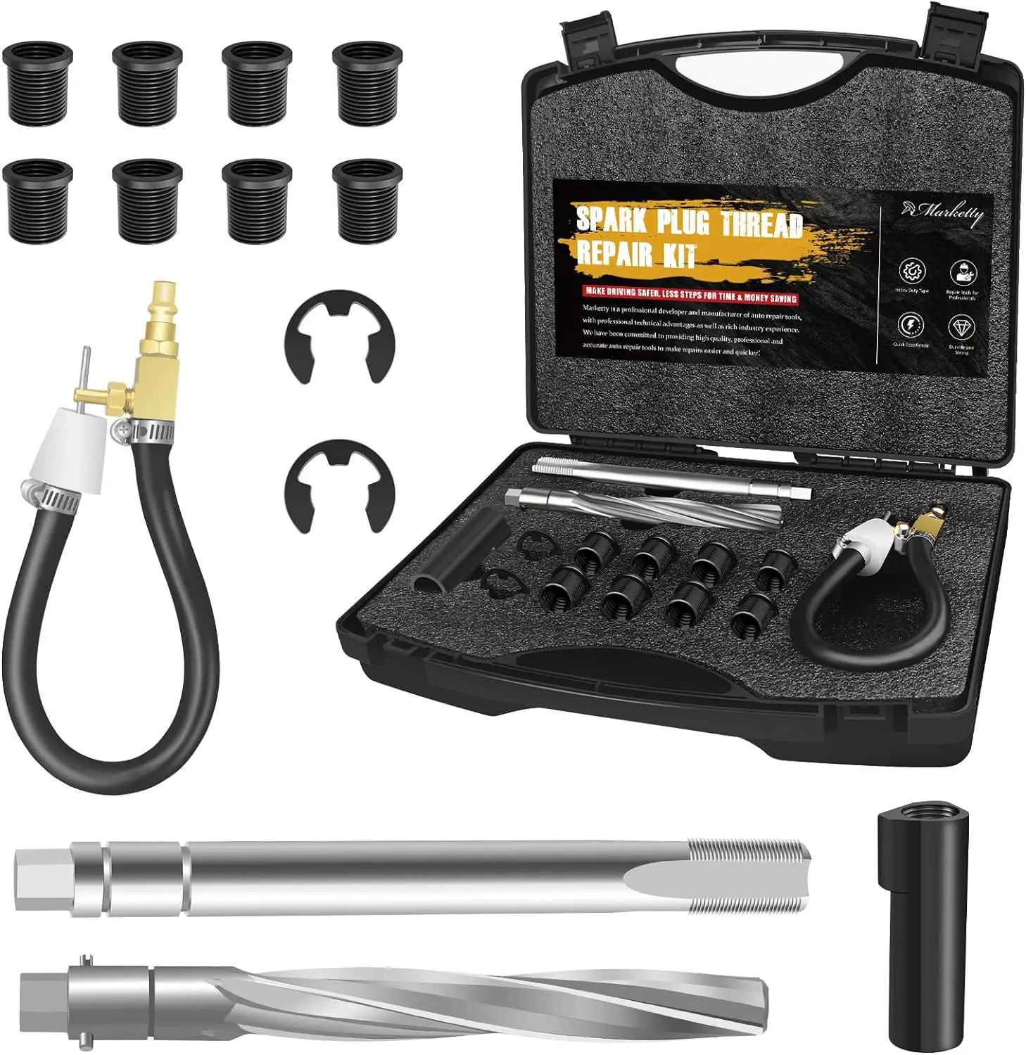 Spark Plug Thread Repair Tool Kit, Auto Repair Tool