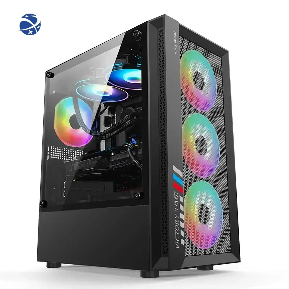 OEM Game Desktop Host X99  Exon E5 CPU 32G RAM 512GB SSD Power Supply PC Gaming Desktop Computer office desktop