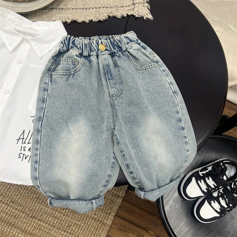 

Boys Pants for Spring and Autumn 2025 Casual and Simple Pants Korean Version Versatile and Fashionable for Daily Wear
