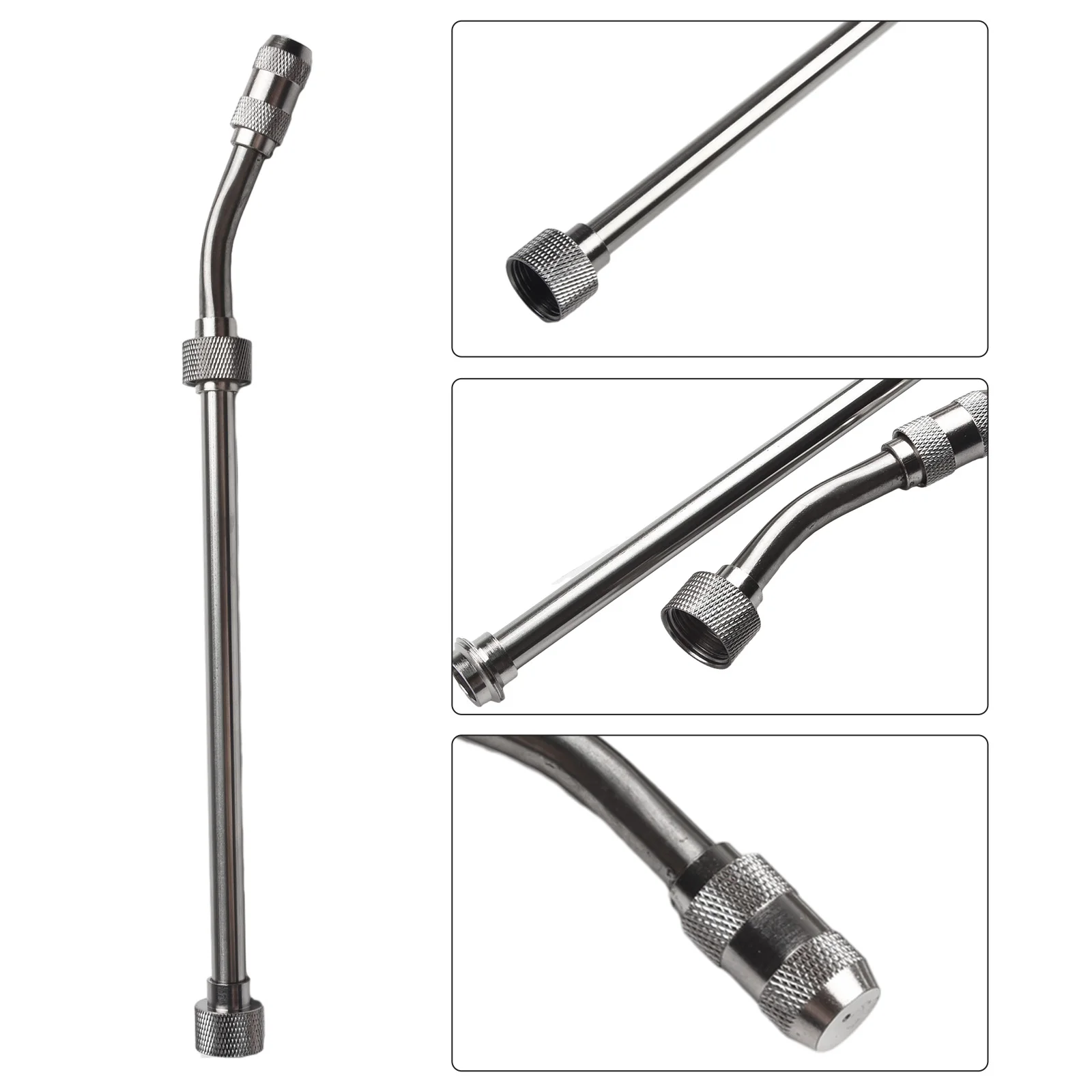 Replacement Stainless Steel Extension Rod for Spray Wand Intended for Pressure Washer Systems with Adjustable Spray Settings