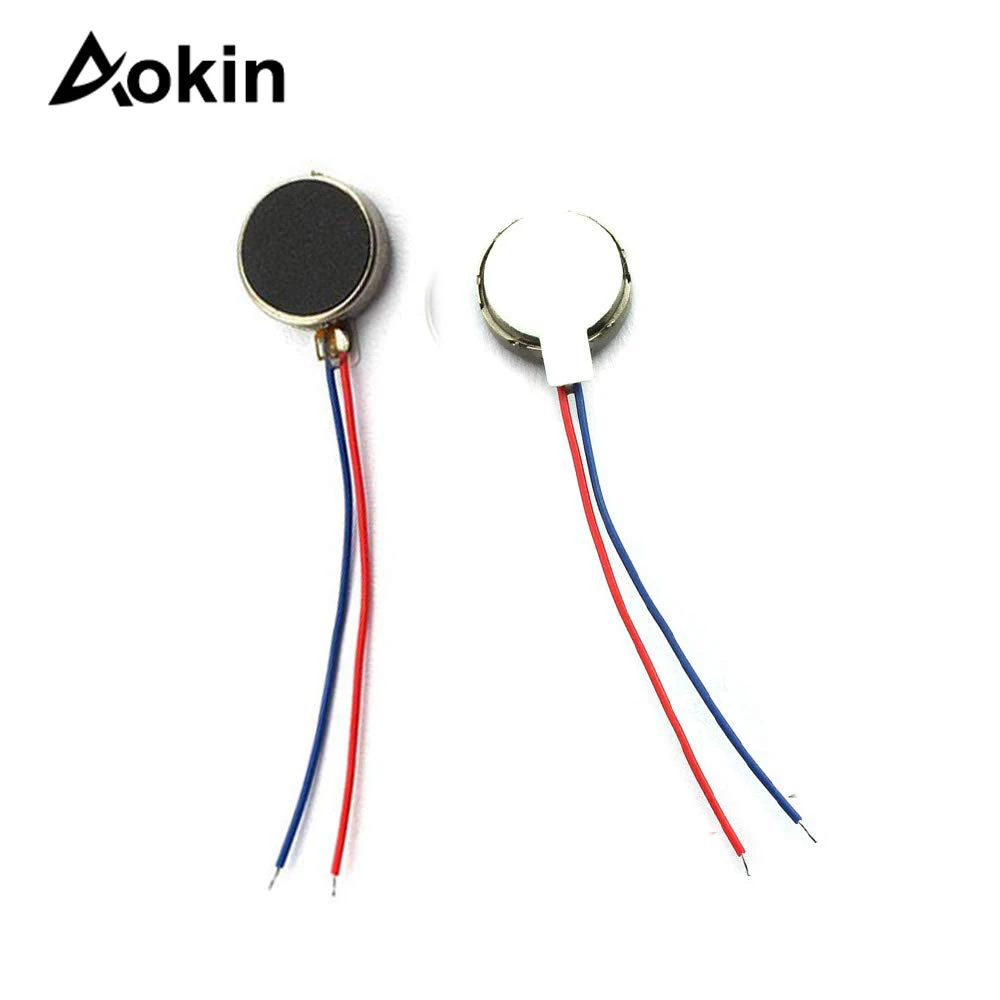 Mini DC Vibration Motor 2x8 10x30 10x27 10x20 10x34 DC 3V 60mA Flat Vibrating Moteur  Flat Coin Button Motor For Phone Coin