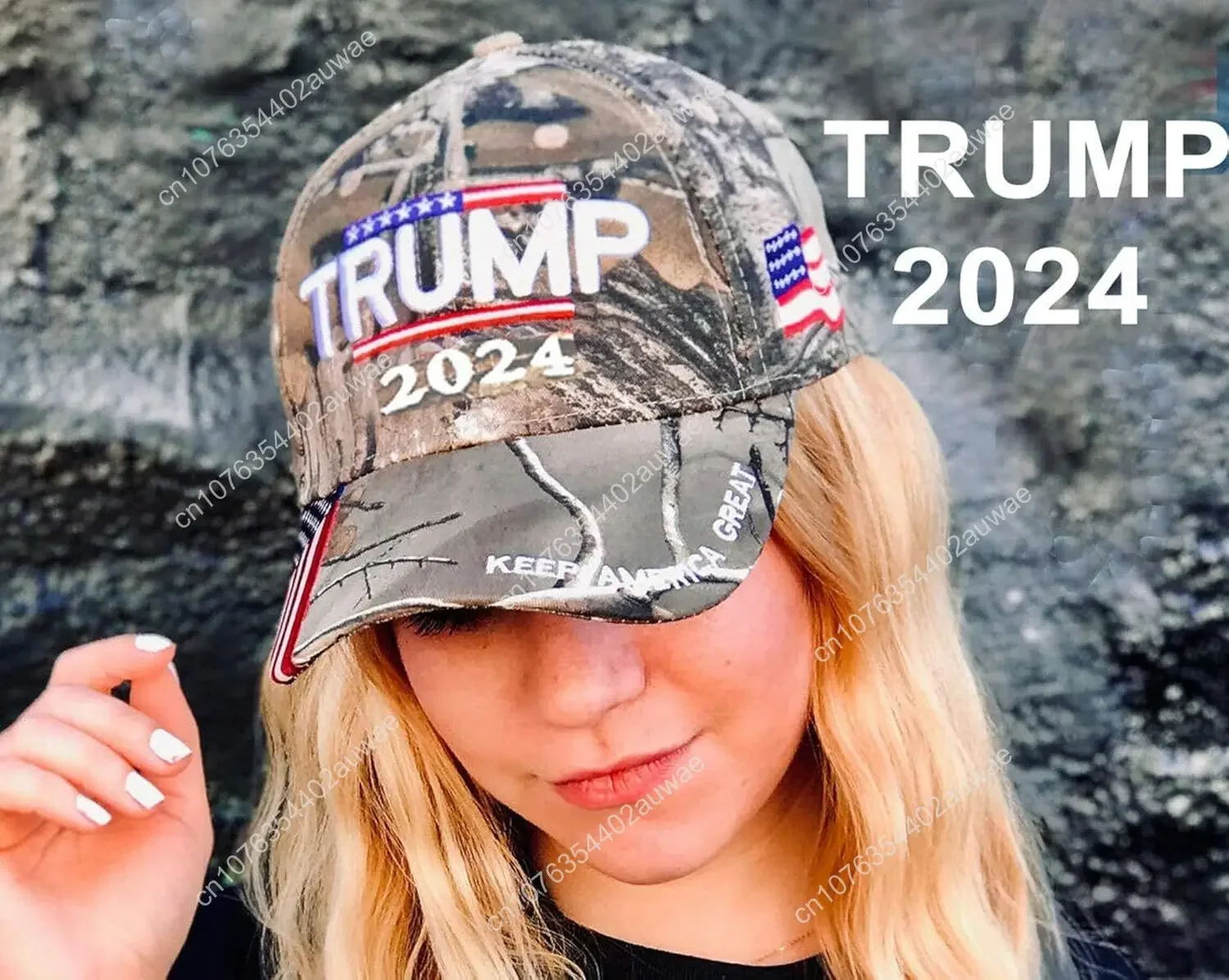 Donald Trump Hat 2024 MAGA Keep America Great Take America Back Camo Hat Adjustable Baseball Cap Hat (Camo)