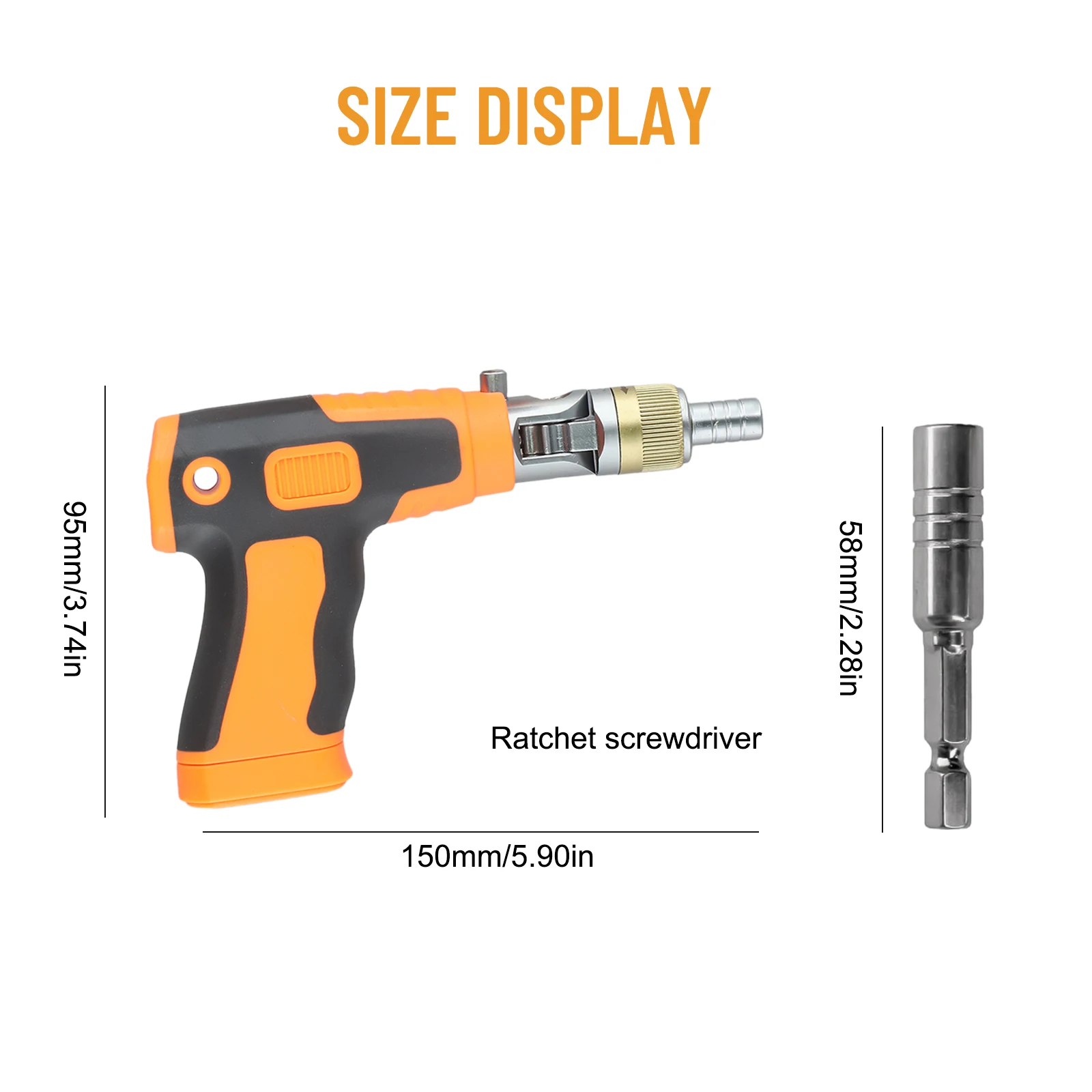 

Multifunctional Ratchet Screwdriver Screwdriver Bit Magnetic Adsorption Ratchet Screwdriver Set for Various Projects