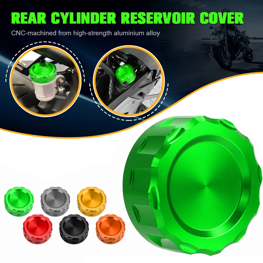 

For Kawasaki Ninja ZX10R ZX-10R 2008 2010 2011 2012 2013 2014 Motorcycle Aluminum Oil Tank Cap Cup Brake Fluid Reservoir Cover