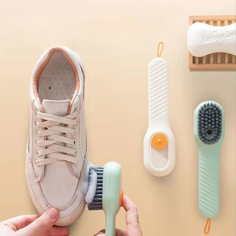 Multifunctional Cleaning Brush Soft-bristled Liquid Shoe Brush Clothes Shoe Clothing Board Brush Shoe Cleaner Accessories