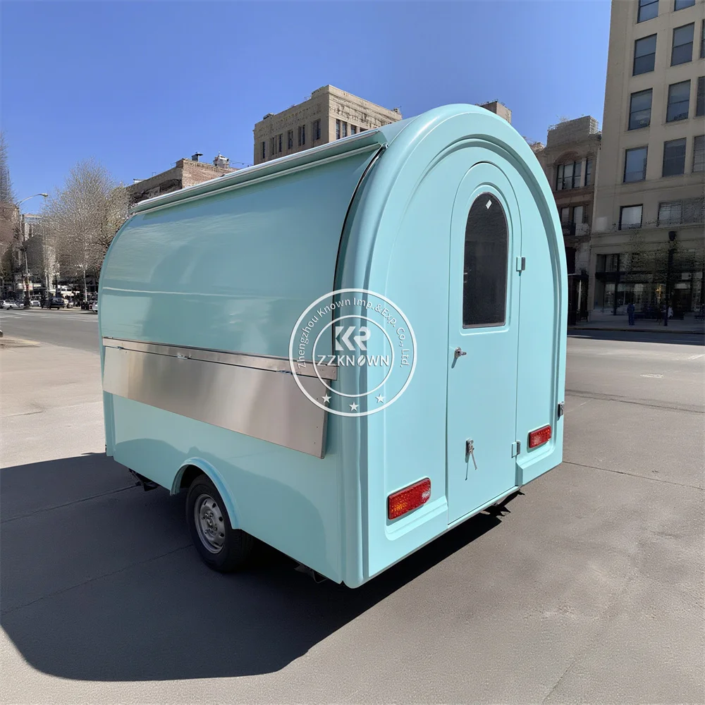 

Concession Mobile Hot Dog Cart Fast Food Trailer Fully Equipped Ice Cream Cart Custom Catering Food Truck For Sale