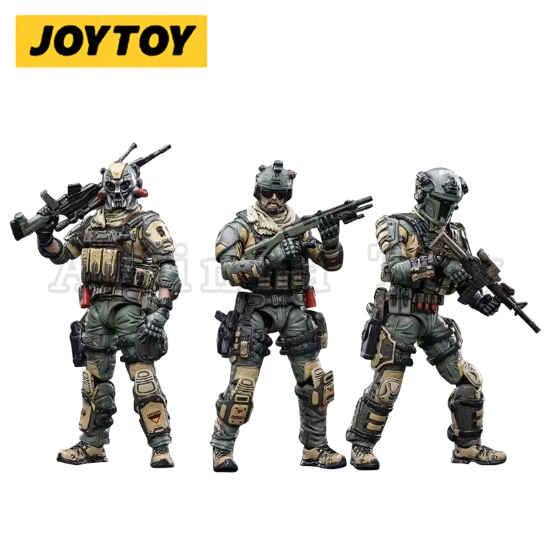 

JOYTOY 1/18 Action Figure (3PCS/SET) Hardcore Spartan Squad Anime Collection Military Model Free Shipping